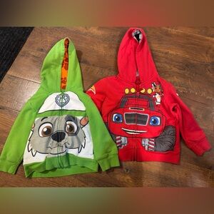 Nickelodeon Green and Red Kids Jackets